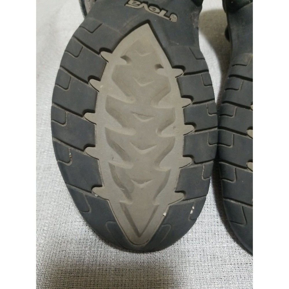 Teva Tirra Sandals Womens Black Grey Adjustable Hook Loop Strappy F27119A Sz 11 - Picture 12 of 16